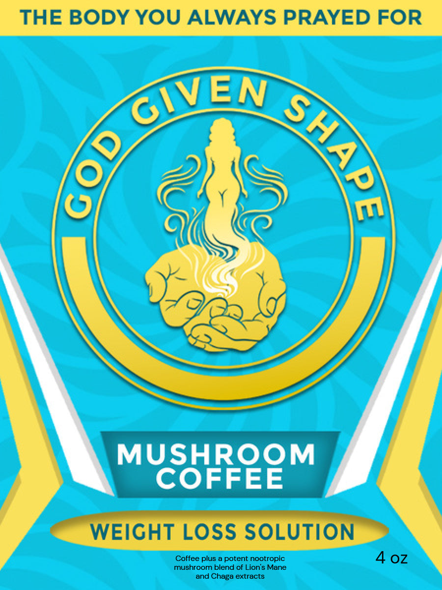 God Given Shape Mushroom Coffee Fusion - Lion’s Mane & Chaga 4oz